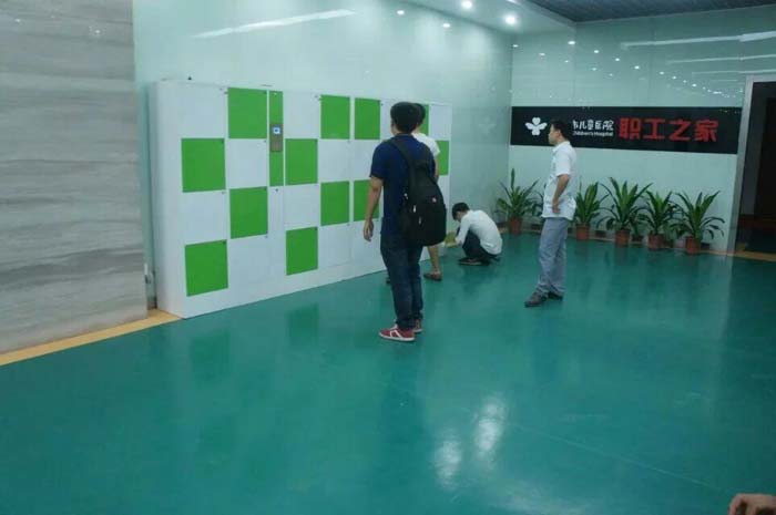 深圳兒童醫(yī)院儲(chǔ)物柜應(yīng)用-振耀科技